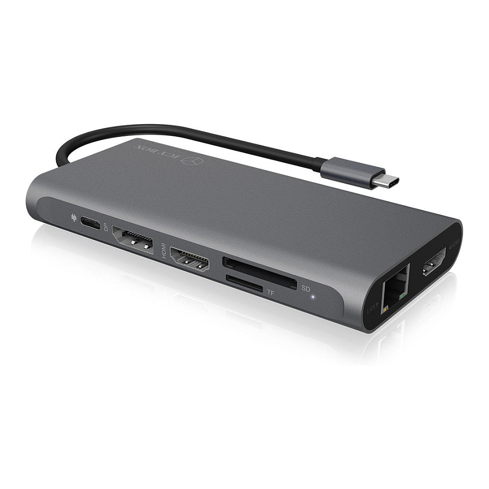 ICY BOX IB-DK4050-CPD USB-C 12-in-1 PD 100W DockingStation