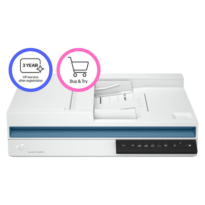 HP Scanjet Pro 2600 f1 Flachbettscanner ADF 25 S./Min. USB 2.0