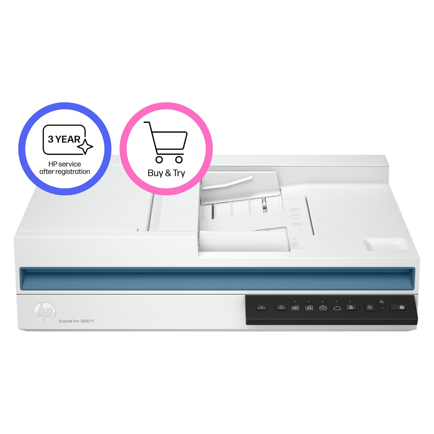 HP Scanjet Pro 3600 f1 Flachbettscanner ADF 30 S./min USB 3.0