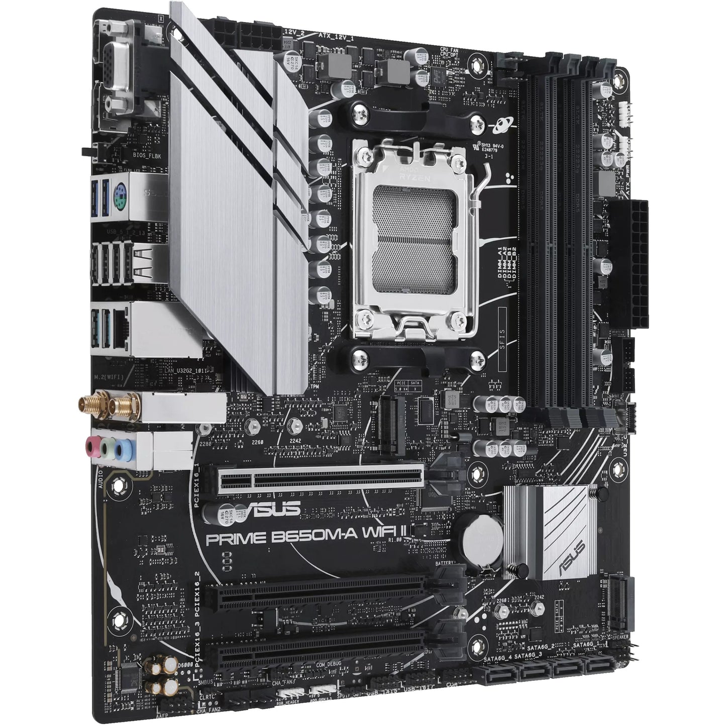 ASUS PRIME B650M-A WIFI II AM5 B650/HDMI-DP-VGA/2xM.2/µATX