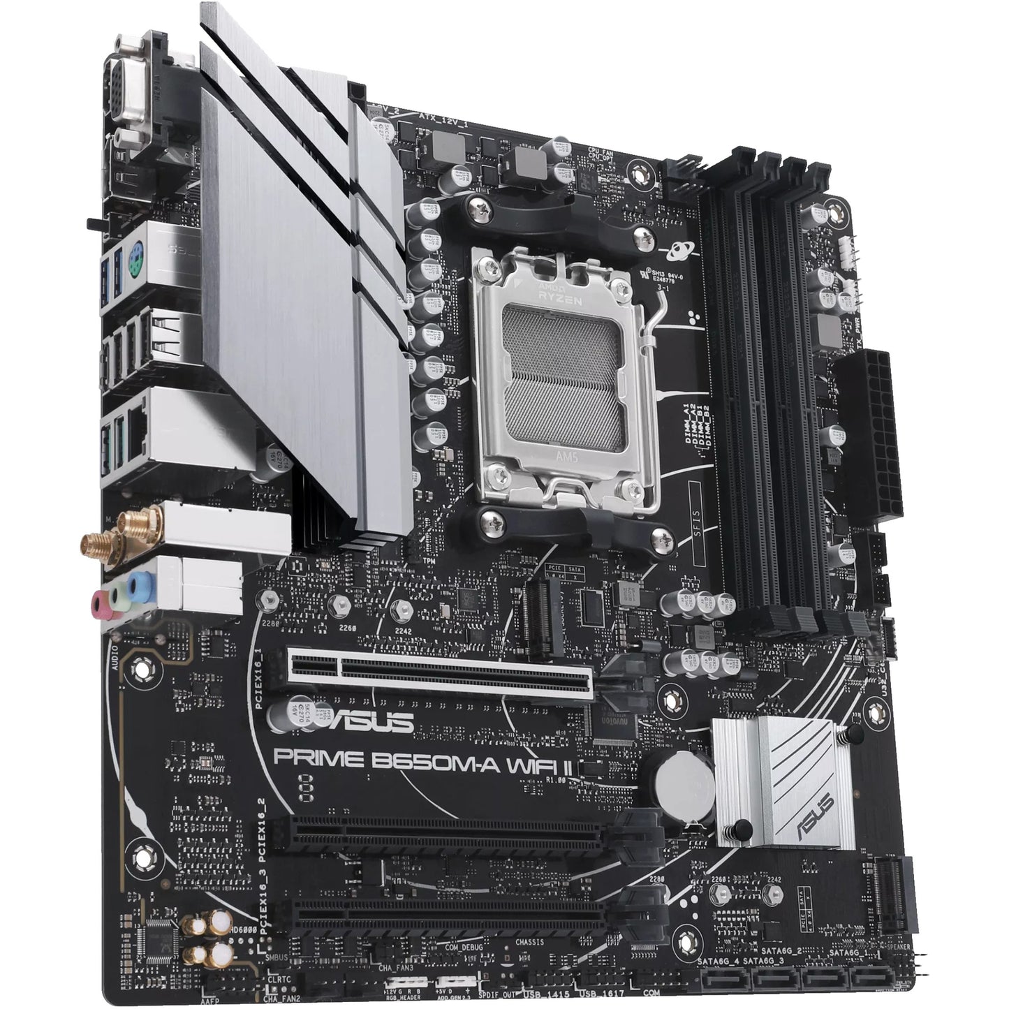 ASUS PRIME B650M-A WIFI II AM5 B650/HDMI-DP-VGA/2xM.2/µATX