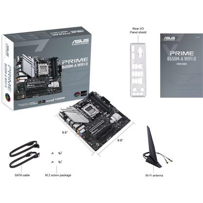 ASUS PRIME B650M-A WIFI II AM5 B650/HDMI-DP-VGA/2xM.2/µATX