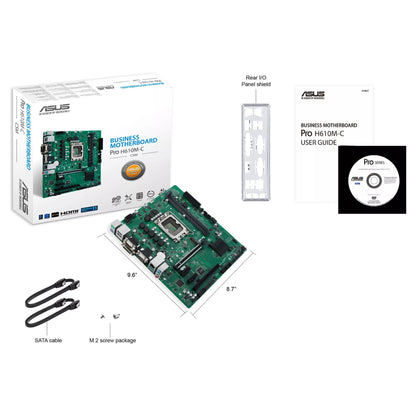 ASUS PRO H610M-C-CSM S1700/DDR5/DP-HDMI-DVI-VGA/PCI/24-7