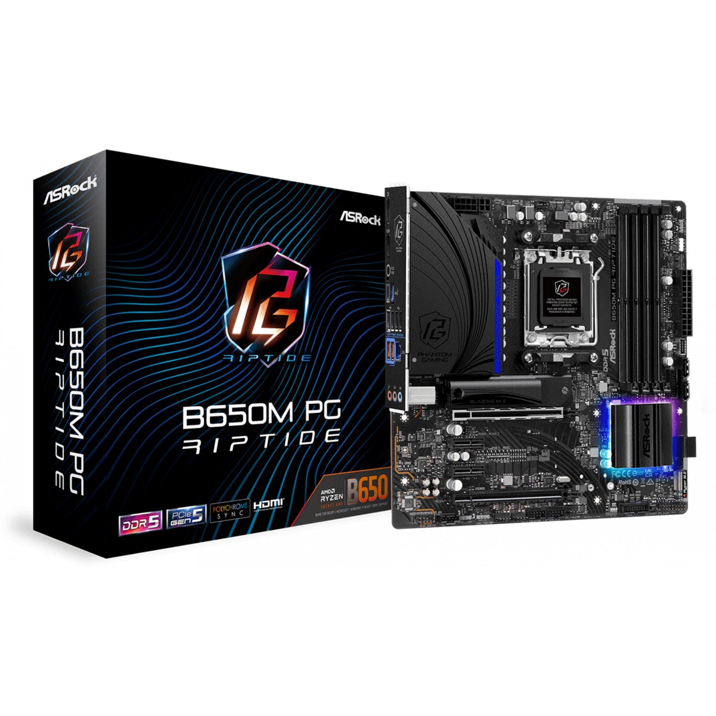 AM5 ASRock B650M Phantom Gaming Riptide