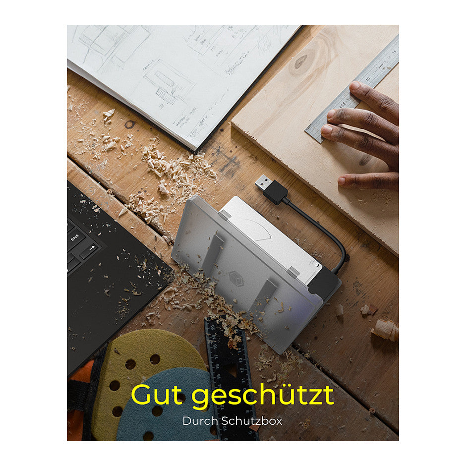 ICY BOX IB-AC603b-U3 USB 3.2 Gen 1 Adapterfür ein 2.5"" Laufwerk