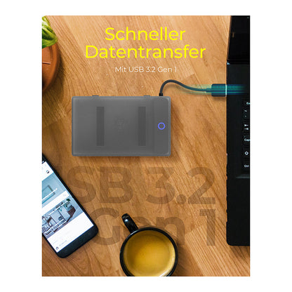 ICY BOX IB-AC603b-U3 USB 3.2 Gen 1 Adapterfür ein 2.5"" Laufwerk