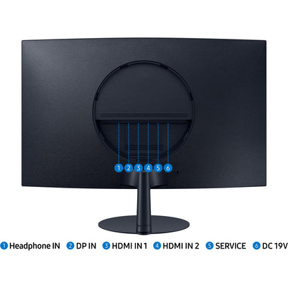 68cm/27'' (1920x1080) Samsung S27C390EAU 4ms 16:9 2xHDMI DisplayPort Lautsprecher Full HD Schwarz Dunkelblau/Grau