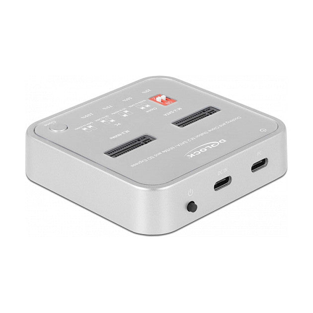 DeLOCK SSD-Dockingstation 1xUSB3.2/2xM.2 NVMe Card