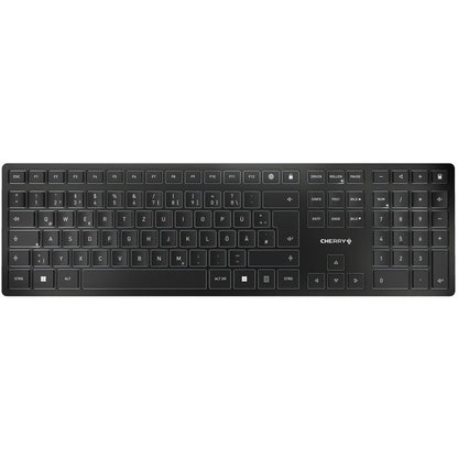 Cherry KW 9100 SLIM - Tastatur kabellos silber QWERTZ DE