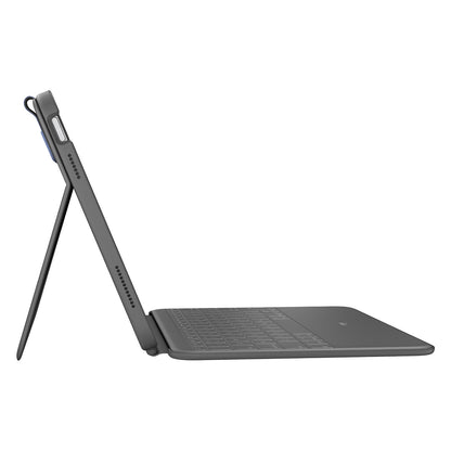 Logitech Rugged Folio - Tastatur und Foliohülle iPad 10. 11. Generation Graphite QWERTZ DE
