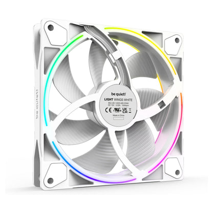 140mm be quiet! LIGHT WINGS White PWM Triple-Pack