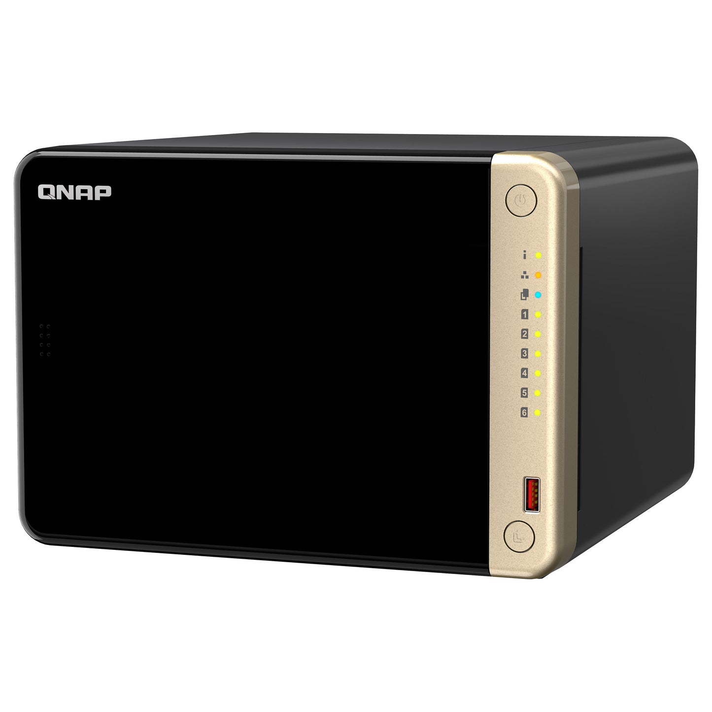 6-Bay QNAP TS-664-8G Intel® Celeron® - N5095 - Schwarz