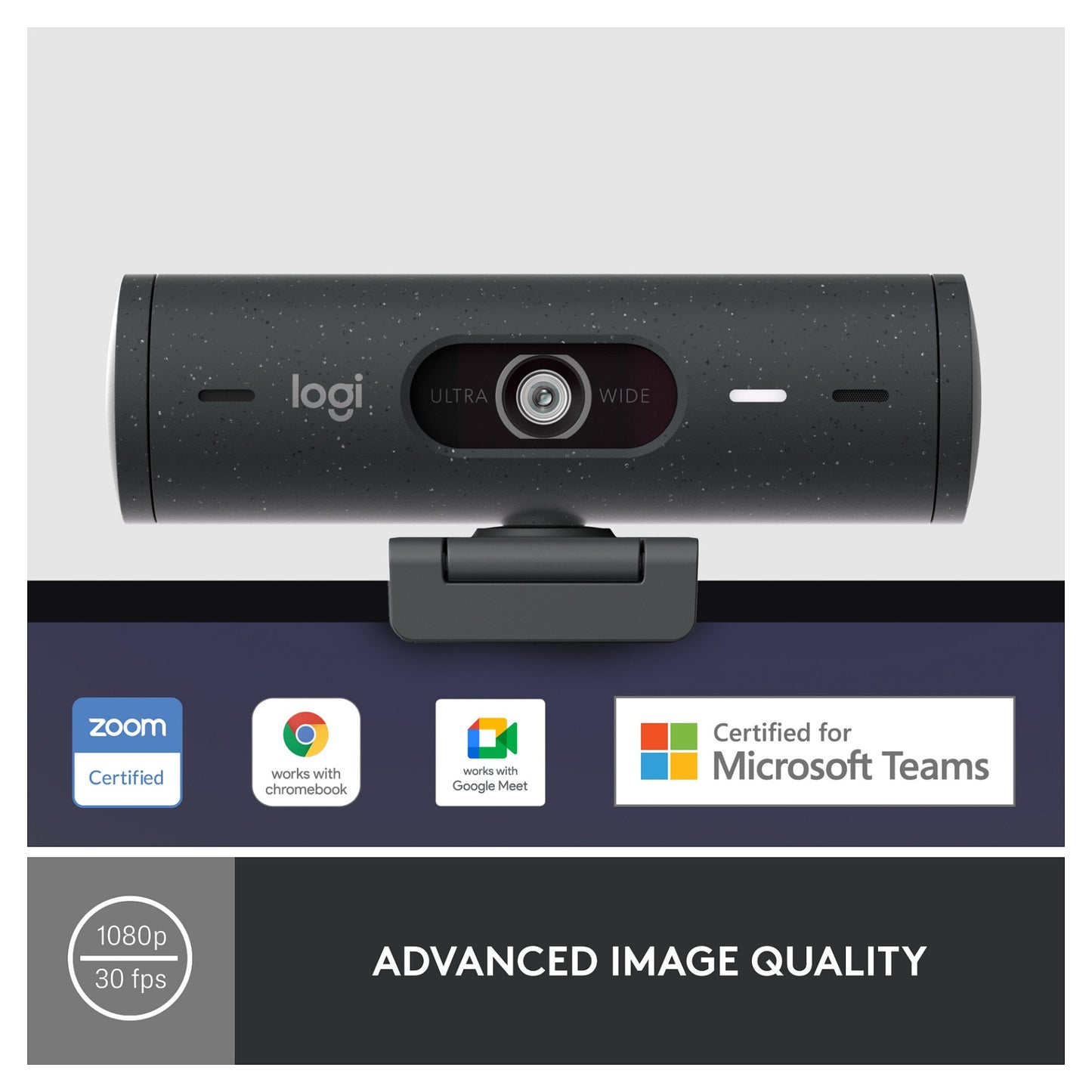 Logitech BRIO 500 1920 x 1080 grafit