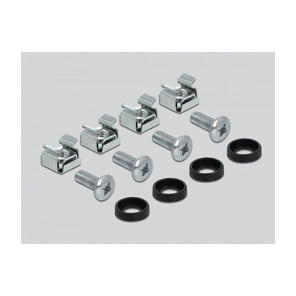 Delock Monitorarm - Rack montierbar - Schwarz - 4U - 48.3 cm