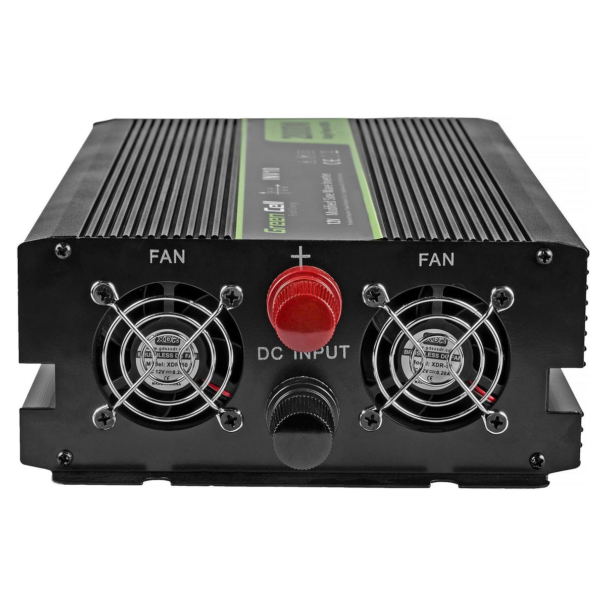Green Cell Spannungswandler Power Inverter 12V > 230V 2000/4000W Black