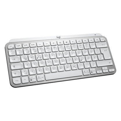 Logitech MX Keys Mini - Tastatur - Hintergrundbeleuchtung Pale Gray