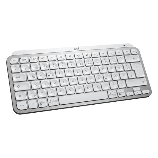 Logitech MX Keys Mini - Tastatur - Hintergrundbeleuchtung Pale Gray