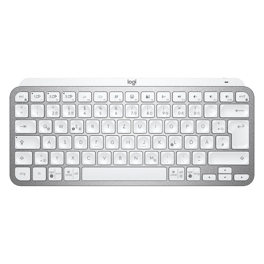 Logitech MX Keys Mini - Tastatur - Hintergrundbeleuchtung Pale Gray