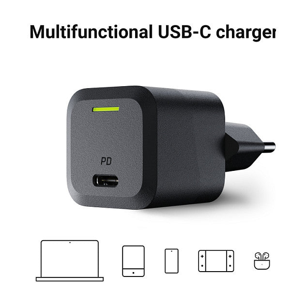 Ladegerät Green Cell Power Charger USB-C Power Delivery 33W Black