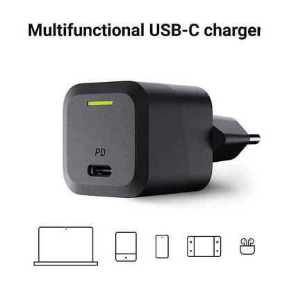 Ladegerät Green Cell Power Charger USB-C Power Delivery 33W Black