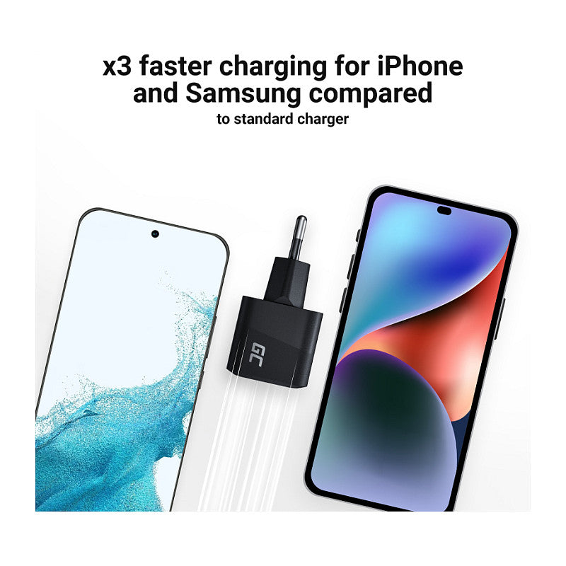 Ladegerät Green Cell Power Charger USB-C Power Delivery 33W Black