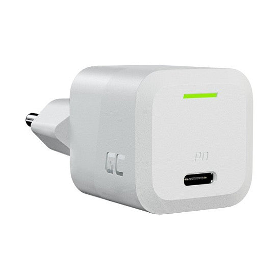 Ladegerät Green Cell Power Charger USB-C Power Delivery 33W White