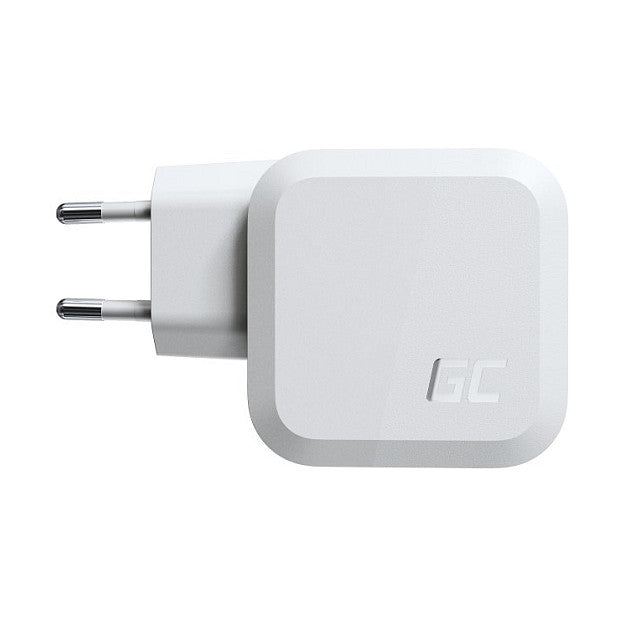 Ladegerät Green Cell Power Charger 2xUSB-C Power Delivery 1xUSB-A QuickCharge 65W White