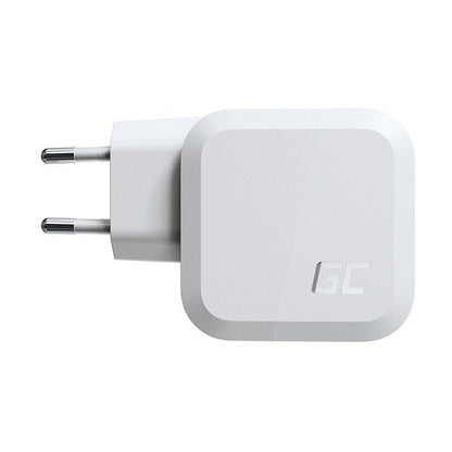 Ladegerät Green Cell Power Charger 2xUSB-C Power Delivery 1xUSB-A QuickCharge 65W White