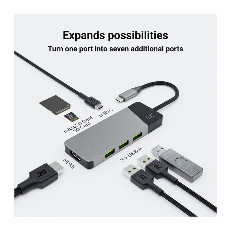 Ladegerät Green Cell Power Charger USB-C Power Delivery 33W Black