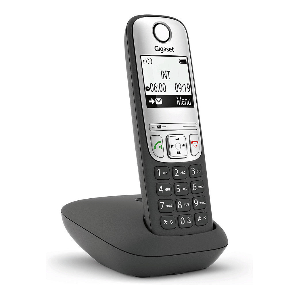 A690 schwarz schnurlos analog DECT Display Freisprechen Telefonbuch fr bis zu 100 Eintrge