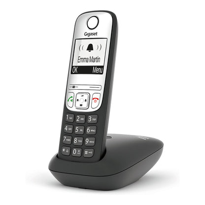 A690 schwarz schnurlos analog DECT Display Freisprechen Telefonbuch fr bis zu 100 Eintrge