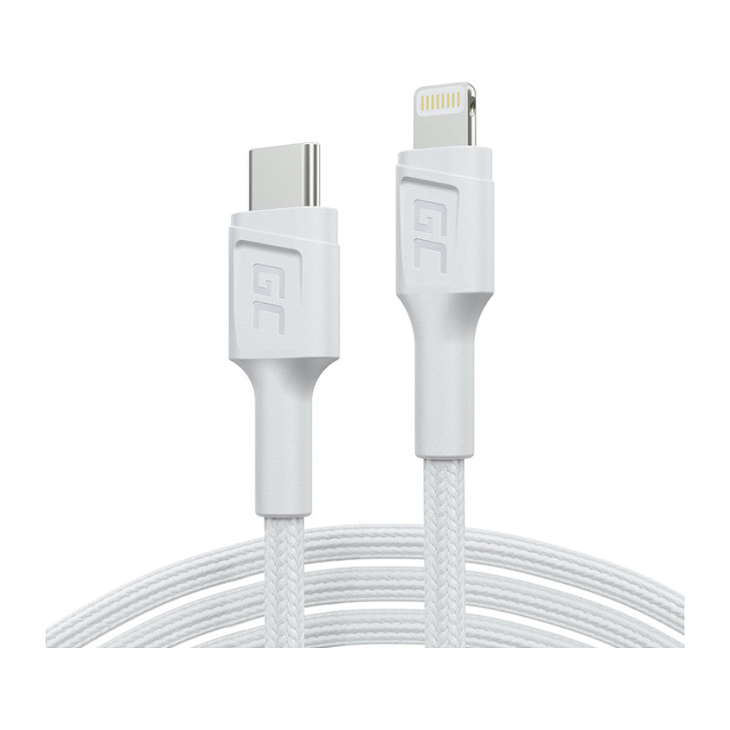 USB-C > Lightning (ST-ST) 1m Green Cell White