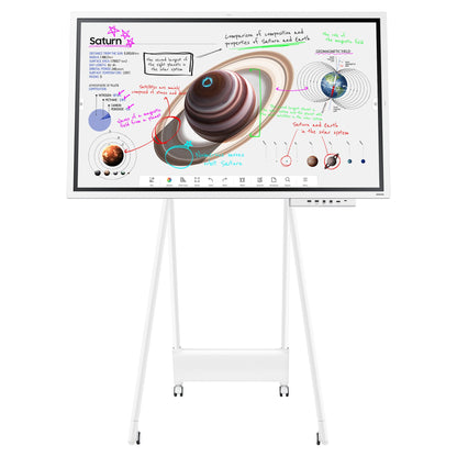 165cm/65'' (3840x2160) Samsung Flip Pro WM65B 16:9 LCD HDMI/DisplayPort/USB-C Speaker 4K UHD MultiTouch White Gray