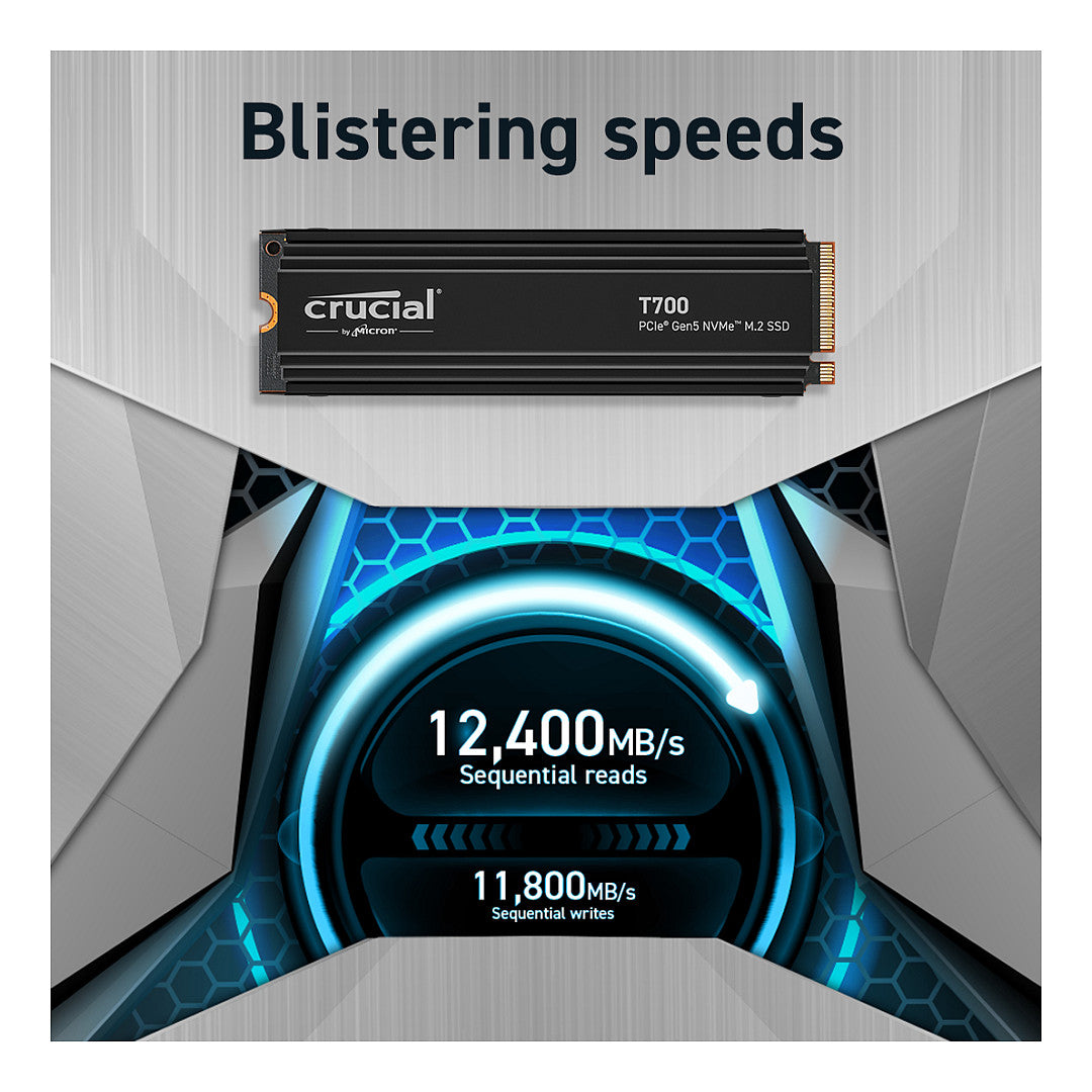 M.2 4TB Crucial T700 NVMe PCIe 5.0 x 4