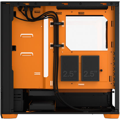 Midi Fractal Design Pop Air RGB Orange Core TG Clear Tint