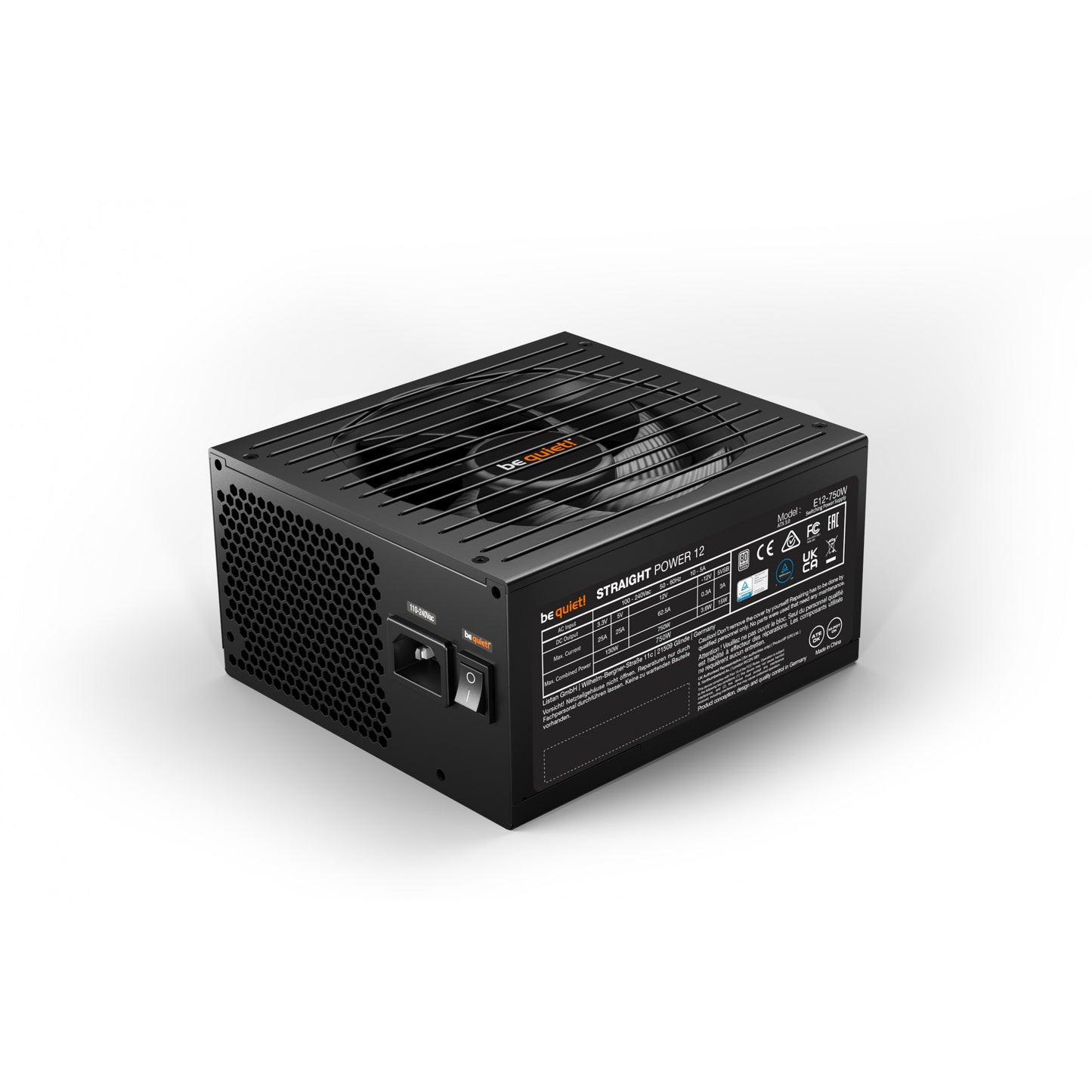 750W be quiet! Straight Power 12 | 80+Platin