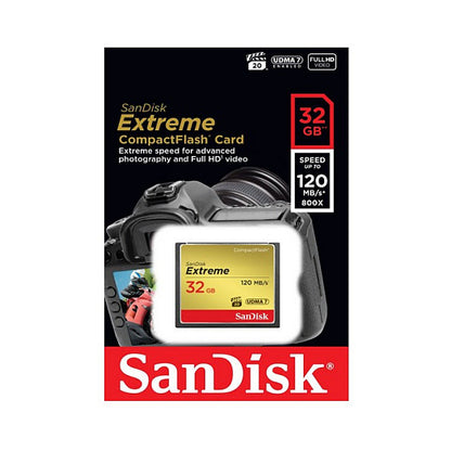 Card 32GB Sandisk Extreme CompactFlash Speicherkarte
