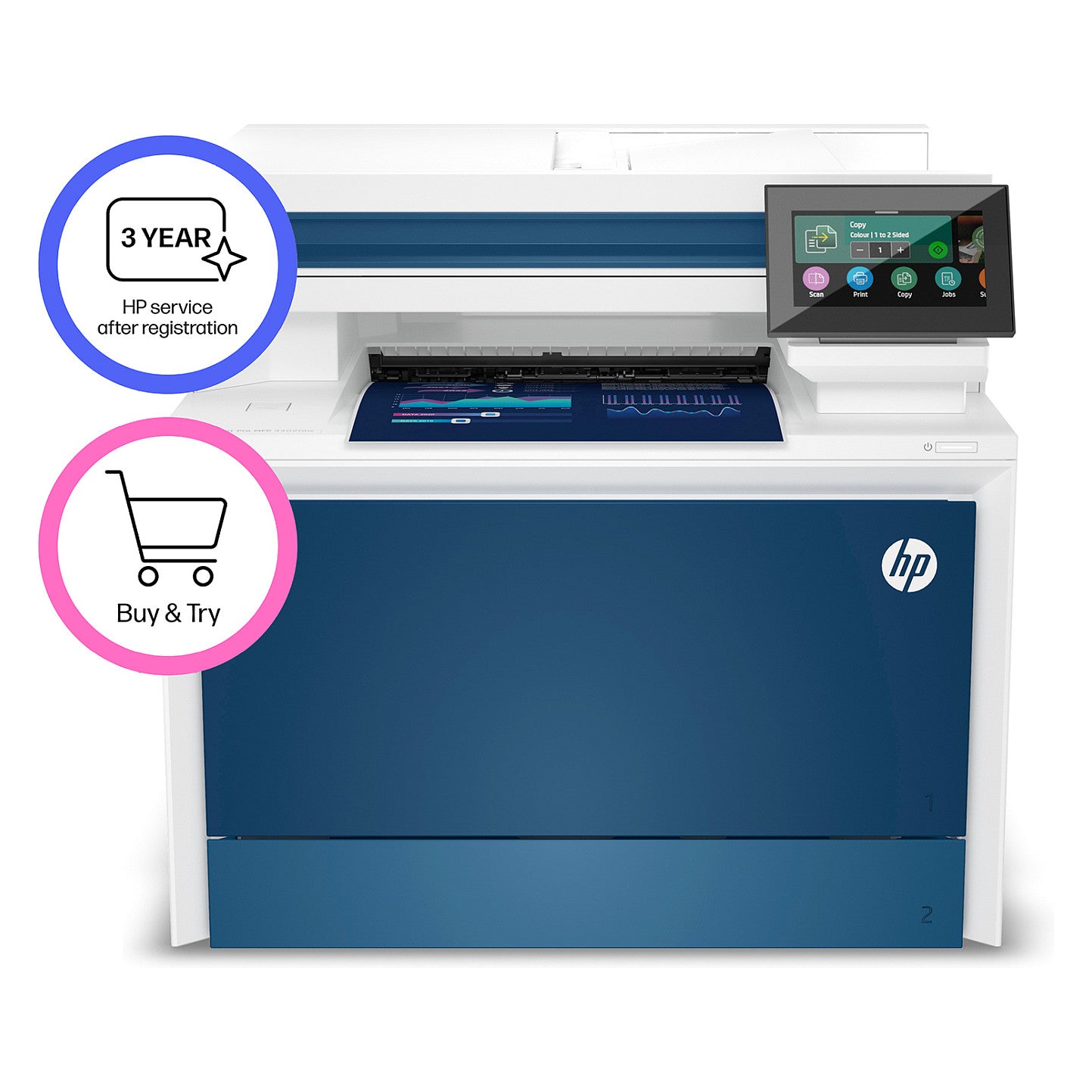 FL HP Color LaserJet Pro MFP 4302fdw Farblaser 4in1 LAN WLAN Duplex
