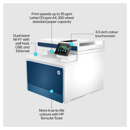 FL HP Color LaserJet Pro MFP 4302fdw Farblaser 4in1 LAN WLAN Duplex