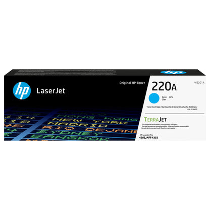 HP Toner 220A W2201A Cyan bis zu 1.800 Seiten