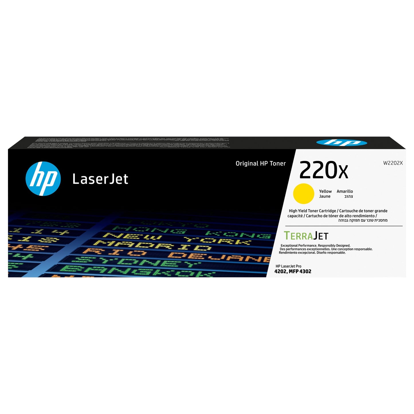 HP Toner 220X W2202X Gelb bis zu 5.500 Seiten