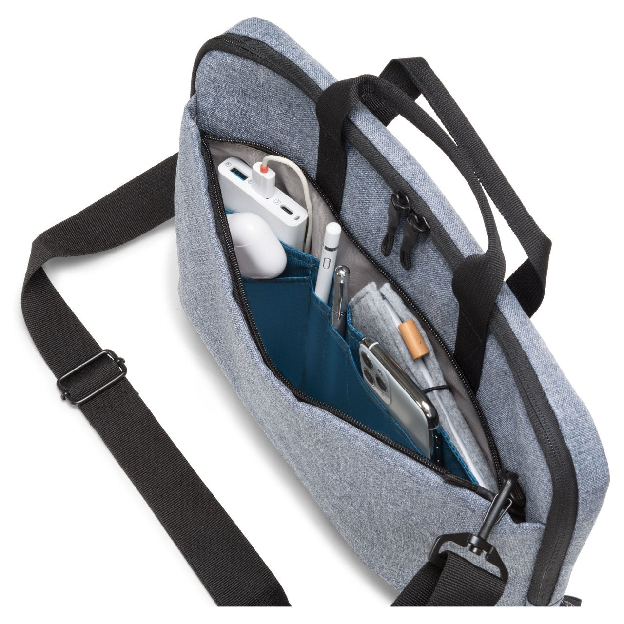 Dicota Laptop Tasche Eco MOTION bis 39,6 cm 15.6" Blue Denim inkl. Schultergurt