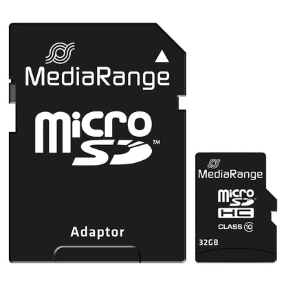 CARD 32GB Mediarange MicroSDHC Klasse 10 45 MB/s 15 MB/s