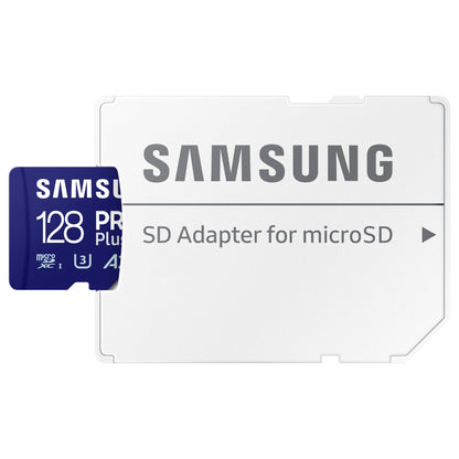 CARD 128GB Samsung PRO Plus microSD UHS-I U3 Full HD 4K UHD