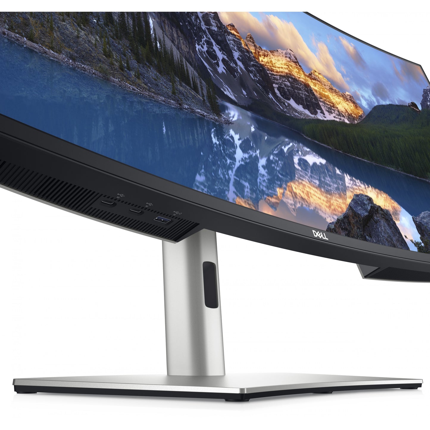 96,5cm/38" (3840x1600) Dell U3824DW UltraSharp Curved USB-C Hub Quad HD 8ms IPS Black Panel