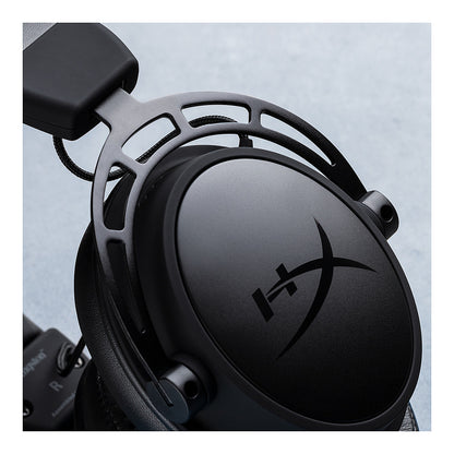 HP HyperX Cloud Alpha Wireless Gaming Headset - Virtual 7.1-Surround/DTS Headphone:X 2.0/Spatial Audio/Over-Ear - schwarz/rot
