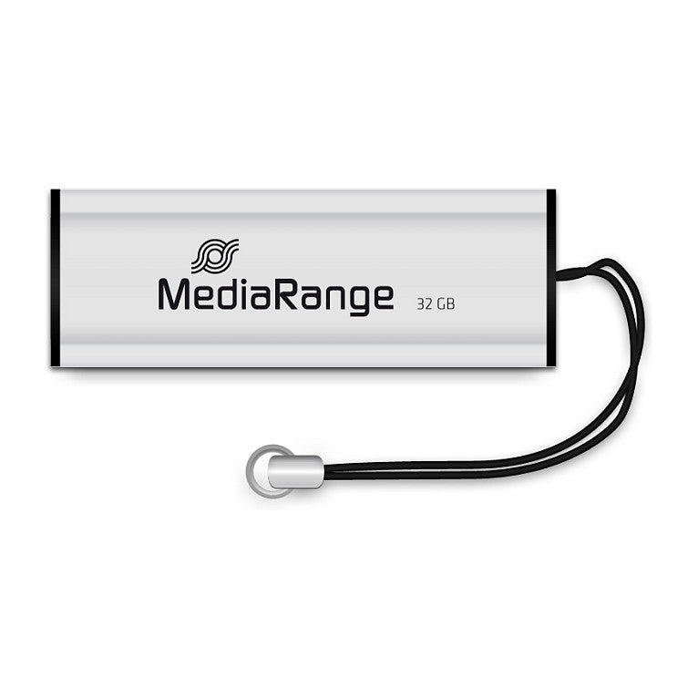 STICK 32GB USB 3.2 MEDIARANGE MR916 USB Typ-A - Dia - Schwarz - Silber