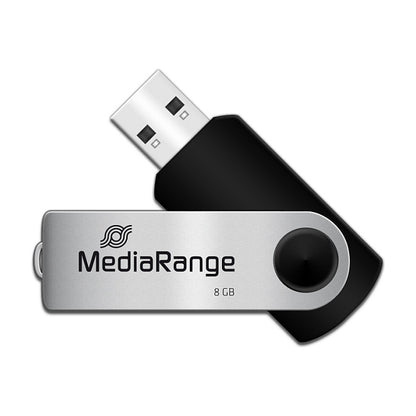STICK 8GB USB 2.0 MediaRange swing Blister