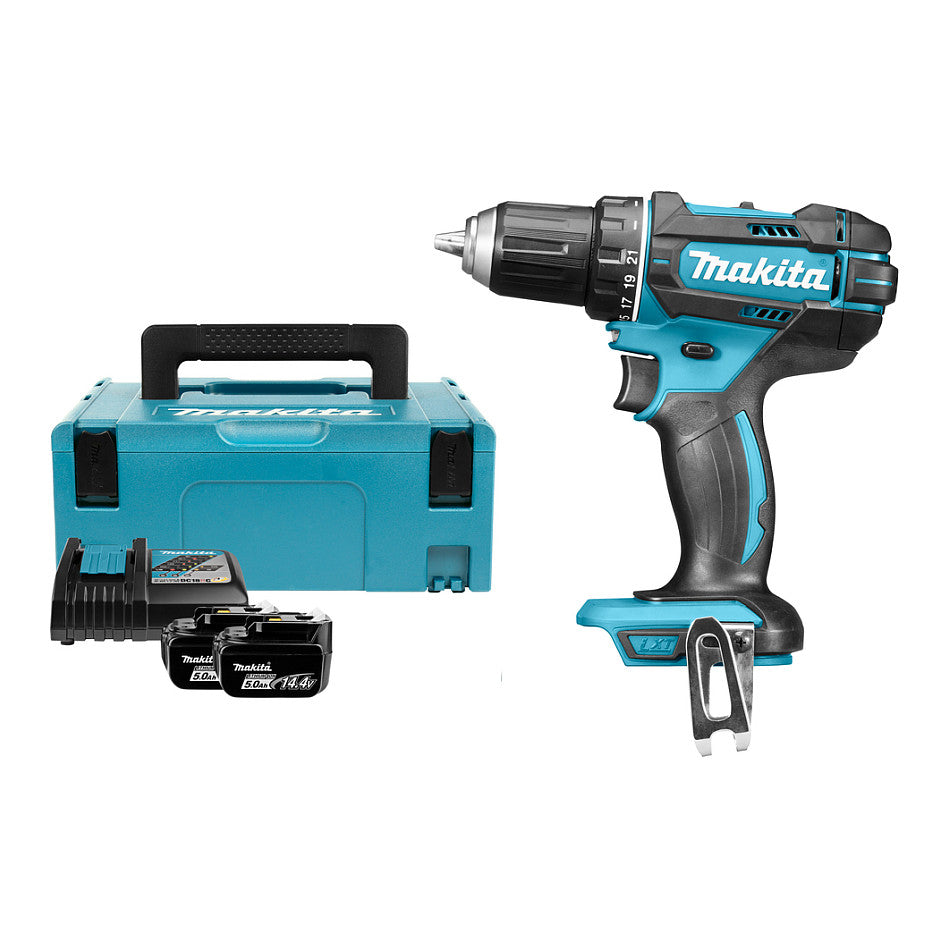 Makita DDF482RTJ 18V 2x BL1850B Akku-Bohrschrauber