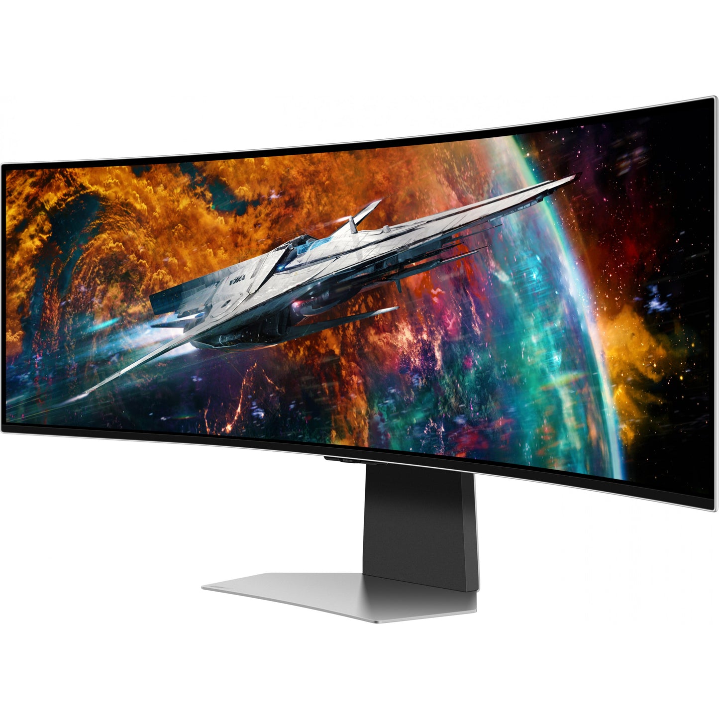 124cm/49" (5120x1440) Samsung Odyssey OLED G9 S49CG954SU UWQHD 240Hz curved 0,03ms 2xUSB-C MiniDP MicroHDMI HDMI LS Silver